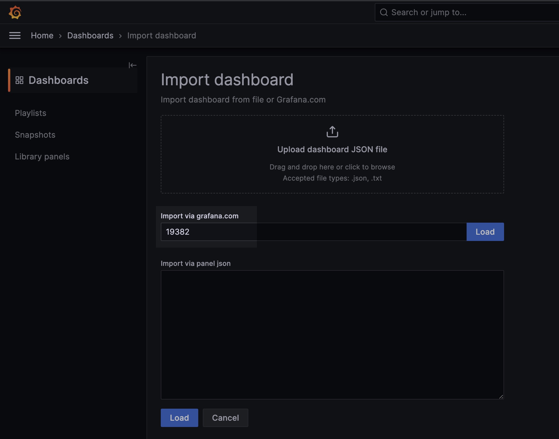 Grafana 대시보드 생성 2